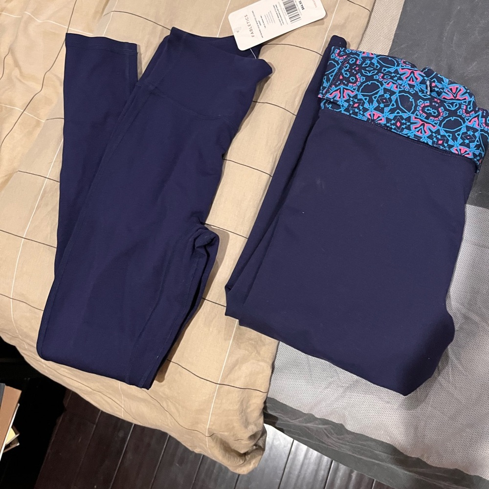 2 pair fabletics leggings